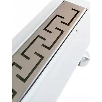 Lineární sprchový Lineární odtok 60 cm ABS nízký profil, design ocel inox M03