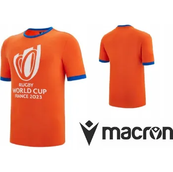 Pánské tričko TRIČKO MACRON RUGBY WORLD CUP 2023 RWC FRANCIE VEL. JM