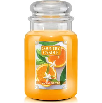 Svíčka Country Candle Vonná Svíčka Mandarin Petals (sójový vosk), 652 g