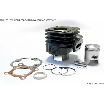 Píst motoru Litinový válec s pístem MINARELLI AC (40mm) úrovně (Litinový válec s pístem MINARELLI AC (40mm) úrovně)