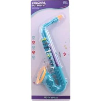 Hudební nástroj pro děti Saxofon na kartě