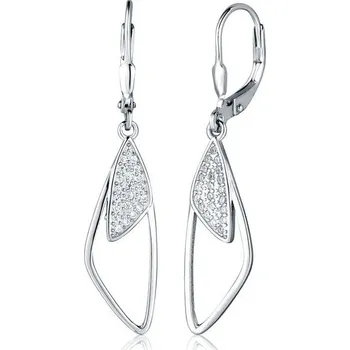 Náušnice Náušnice JVD SVLE2544XJ6BI00 stříbrné