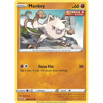 Karetní hra Pokémon TCG Mankey 066/163
