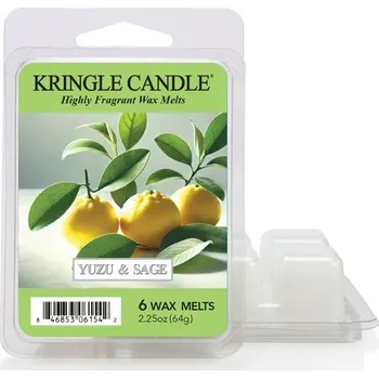 vonný vosk Kringle Candle Yuzu & Sage Vonný Vosk, 64 g