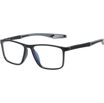 Brýle na čtení Brýle na čtení s dioptrií +3,00 TR90 odolný rám Ochrana očí proti modrému světlu Pohodlné nošení Lehký materiál Unisex design šedá