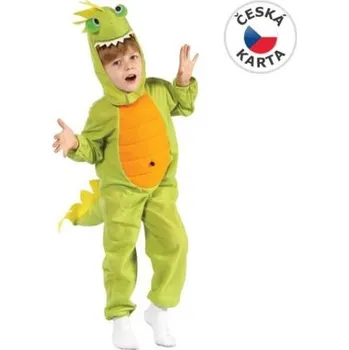 Karnevalový kostým Šaty na karneval - dinosaurus, 92-104cm