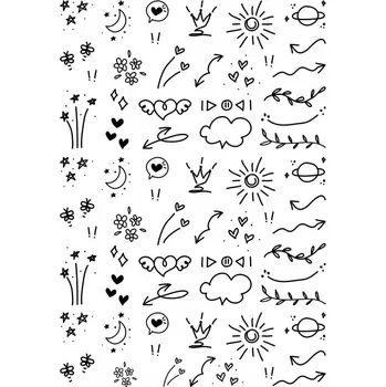 Tetování Dočasné tetování na zápěstí, malý vzor, formát A4