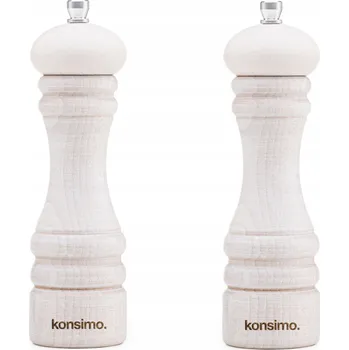 Kuchyňský mlýnek Ruční mlýnek Konsimo dřevo 180 g bílý, hnědý