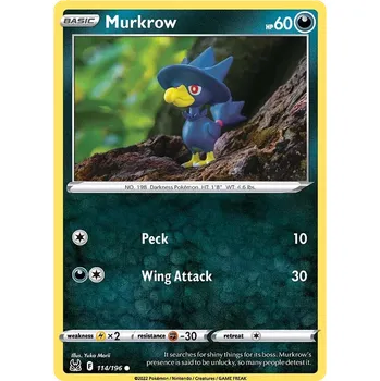 Karetní hra Pokémon TCG Murkrow 114/196