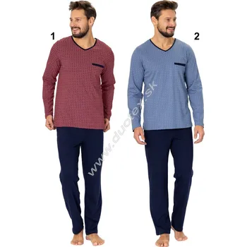 Pánské pyžamo Hotberg(M-Max) Pánské pyžamo Carl995 Barva: 2-modrá, Velikost: 2XL