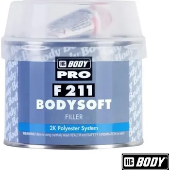 Tmel BodySoft® F 211 Filler 2K polyesterový stěrkový plnicí tmel, žlutý Hmotnost: 250 g
