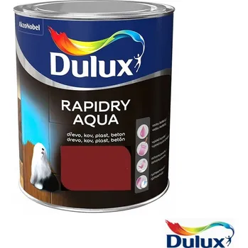 Lak na dřevo DULUX™ RAPIDRY AQUA vodou ředitelný univerzální nátěr Varianta: červenohnědý 0,75 l