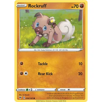 Karetní hra Pokémon TCG Rockruff 094/185