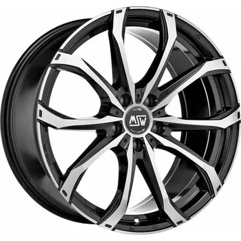 Alu kolo Alu disk MSW URBAN CROSS MSW 48 7.5x17, 5x114,3, 73, ET53 GLOSS BLACK FULL POLISHED