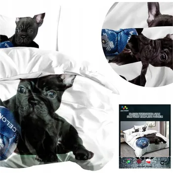 Povlečení Povlečení 140x200 2dílná sada povlak 70x80 mikrovlákno 3D Andreas pes