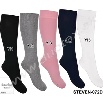 STEVEN Dětské podkolenky Steven-072D Barva: YI1-čierna, Velikost: 32-34(21-22)