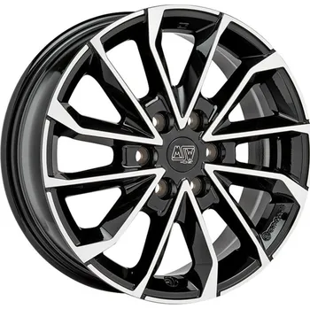 Alu kolo Alu disk MSW URBAN CROSS MSW 42 VAN 6.5x17, 6x120, 74.6, ET50 GLOSS BLACK FULL POLISHED