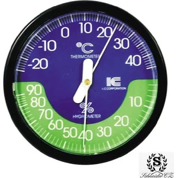 Domácí teploměr SCHNEIDER Teploměr + vlkoměr kulatý, pr. 108 mm 8102
