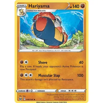 Karetní hra Pokémon TCG Hariyama 098/196