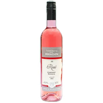 Pod Hradem Cabernet moravia rosé 2022 vinisto PLUS+