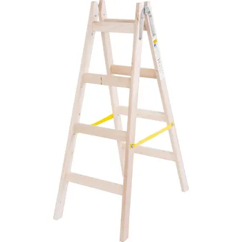 Žebřík Štafle dřevěné 130 cm · 2×4 příčky · max. 150 kg 251416