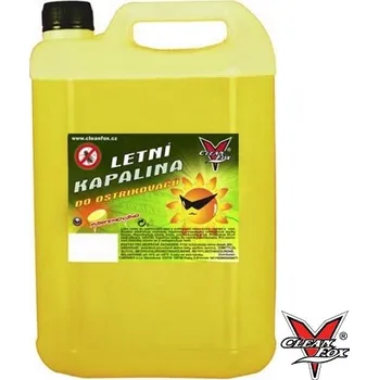 Směs do ostřikovače CLEANFOX® Letní kapalina do ostřikovačů Objem: 5 l