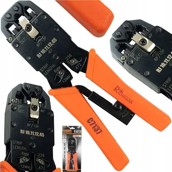 Vrták KLÍŠTĚ NA ZAKONČOVÁNÍ TELEFONNÍCH A SÍŤOVÝCH KONEKTORŮ RJ TYPU RICHMANN C7137