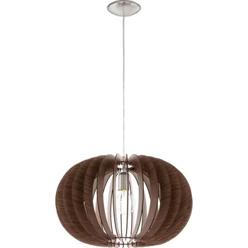 Eglo 95025 - Lustr na lanku STELLATO 1xE27/60W/230V hnědá