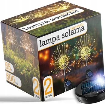 Venkovní osvětlení Solární lampa zapichovací MAXSELL 67 cm 2 ks