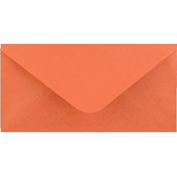 Obálka Obálka DL 11,2x21,9 cm metaická s ražbou, měděná