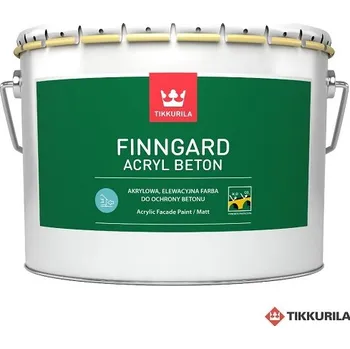 Fasádní barva TIKKURILA® FINNGARD ACRYL BETON Barva fasádní akrylátová, na ochranu betonu Velikost balení: 9 l, Stupeň lesku: mat