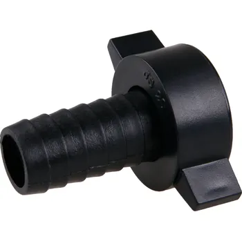 Plastic Products G. F.® Šroubení plastové s 1" vnitřním závitem na 3/4" hadici, černé 1157