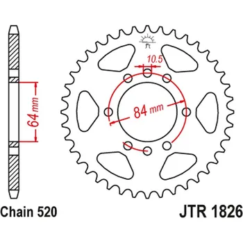 Auto-moto JT rozeta 4302 37 SUZUKI LTZ 400 QUADsport 03-08 (430237JT) (řetěz 520) (JT rozeta 4302 37 SUZUKI LTZ 400 QUADsport 03-08 (430237JT) (řetěz 520))