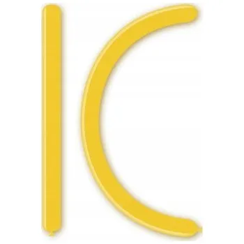 Balónek Modelovací balónky 150 cm žluté 100 kusů