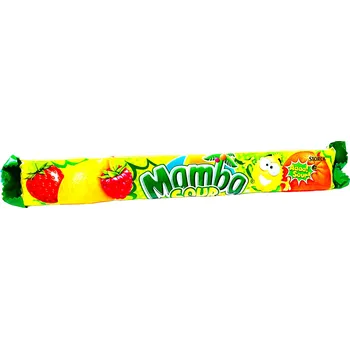 Bonbon MAMBA SOUR - ovocné žvýkací bonbony 4x 6ks ( 4x 26,5g = 106g)