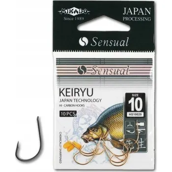 Rybářský háček Háčky na zem, plovákové, protihroté Mikado Sensual Keiryu 10 ks