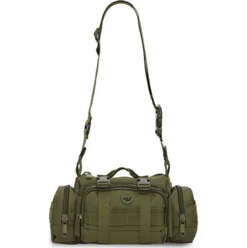 Outdoorové zavazadlo Zelená taktická ledvinka / taška na opasek 5L Nils Camp