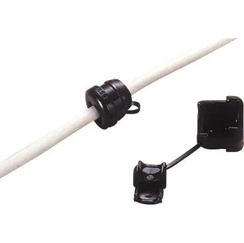 TRU COMPONENTS TC-SRR-F42203 odlehčení tahu 7.1 mm, max. tloušťka desky 2.5 mm, polyamid, černá, 100 ks