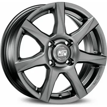 Alu kolo Alu disk MSW ALL SEASON MSW 77 5x14, 5x100, 57.1, ET35 MATT DARK GREY