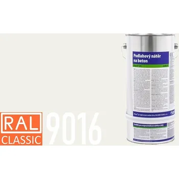 barva na beton POLYCOL® 301-560 epoxidový nátěr, sada 6 kg, RAL 2009 Odstín (barva): RAL 9016 - dopravní bílá