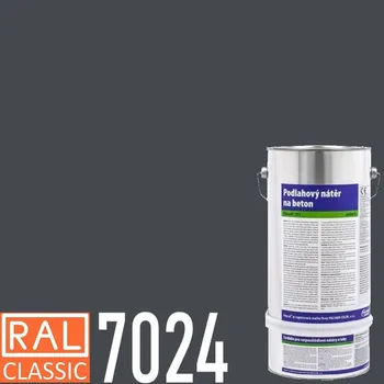 barva na beton POLYCOL® 301-560 epoxidový nátěr, sada 6 kg, RAL 2009 Odstín (barva): RAL 7024 - grafitová šedá