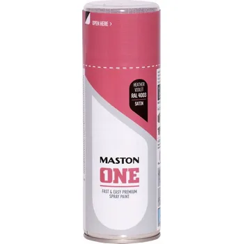 Barva ve spreji MASTON® ONE SPRAYPAINT Akrylová barva ve spreji Odstín (barva): Heather Violet / RAL 4003, Velikost balení: 400 ml, Stupeň lesku: satén