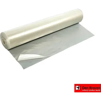 DEN BRAVEN® Folie LDPE polorukáv, 1,0 / 2,0 x 10 m, 20 m2, 100 um, 1,7 kg, transparentní B89761HB