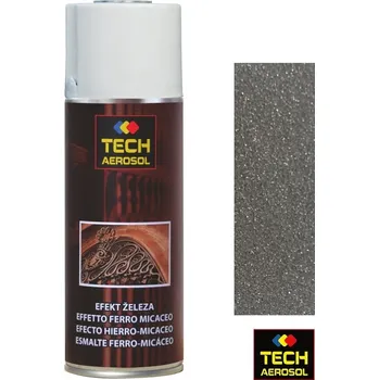Barva ve spreji TECH AEROSOL® EFEKT ŽELEZA Barva ve spreji strukturální, světle šedá, 400 ml