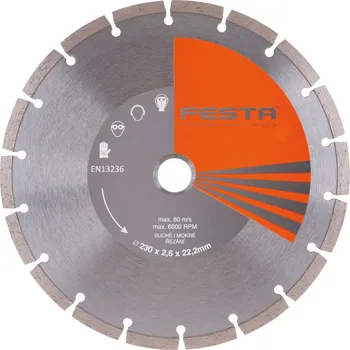 Řezný kotouč FESTA® Kotouč diamantový segmentový 230×22,23 mm 21323