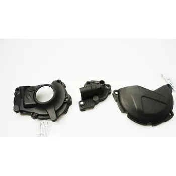 Alternátor POLISPORT sada krytu alternátoru, spojky a vodního čerpadla YAMAHA YZ 450F 18-22 (8465300001+8471200001+8484500001) barva černá (POLISPORT sada krytu alternátoru, spojky a vodního čerpadla YAMAHA YZ 450F 18-22 (8465300001+8471200001+8484500001) barva čern