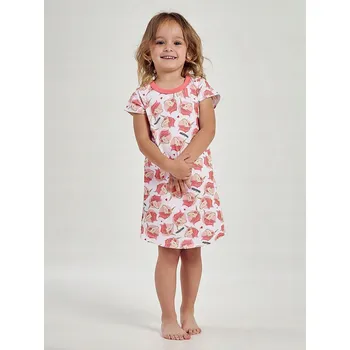 Dámská noční košile Dívčí bílá noční jednorožcem Taro, vel. 122