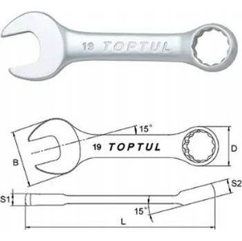 Klíč Otevřený klíč Toptul AAAF1010