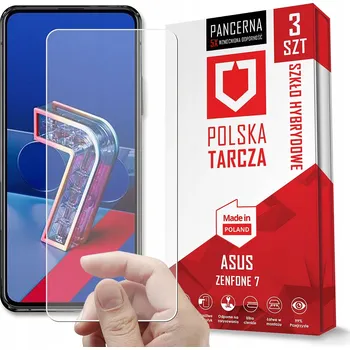 Pouzdro na mobilní telefon Hybridní Sklo pro Asus Zenfone 7, 3 ks