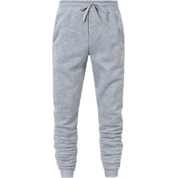Pánské ležérní tepláky sportovní kalhoty na běhání cvičení jogging Volné kalhoty pro muže Pohodlné tréninkové oblečení do posilovny šedá S